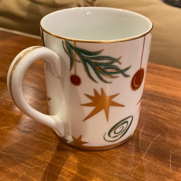 RARE! New Tiffany & Co. Cup Mug 1997 Ornaments Pattern Vintage Christmas Classic - Picture 6 of 10